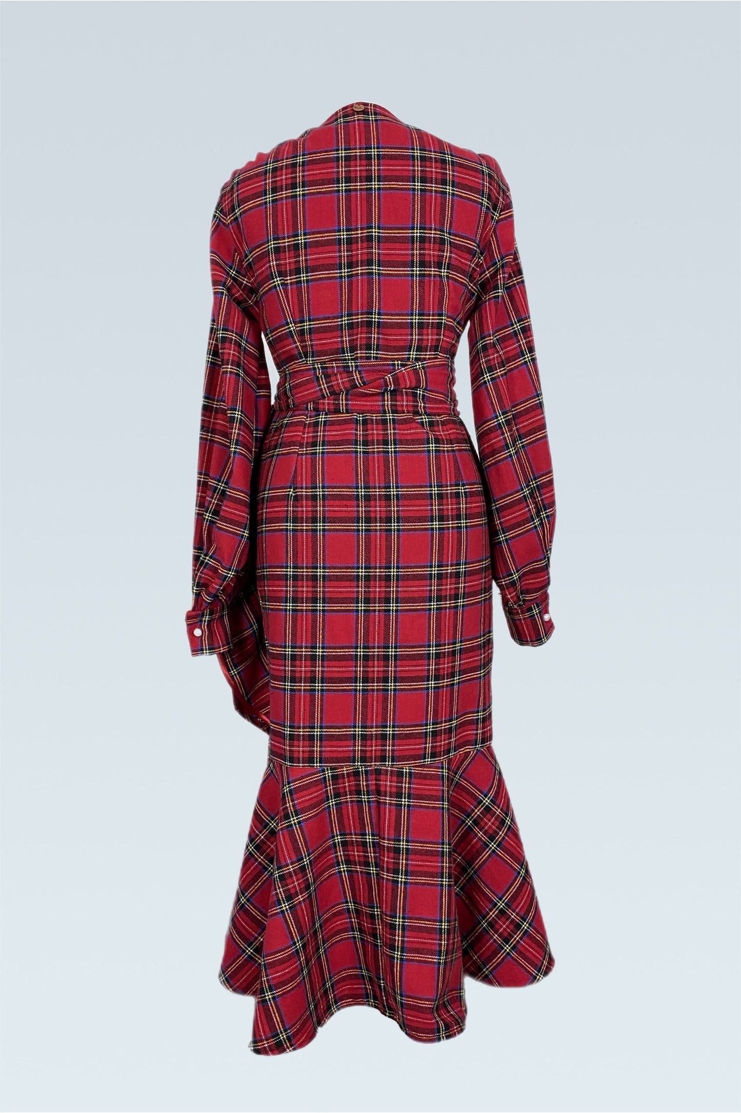 Abito a portafoglio in tartan - Elegant Christmas